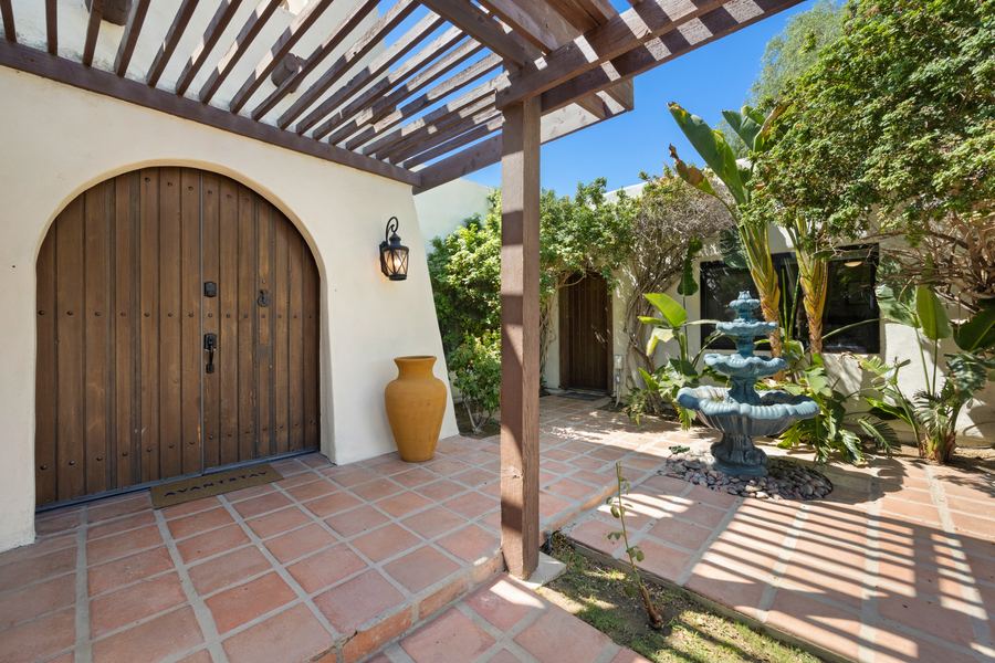 Courtyard entry