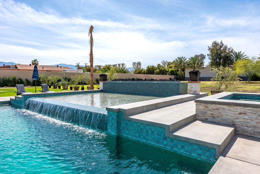 Waterfall pool